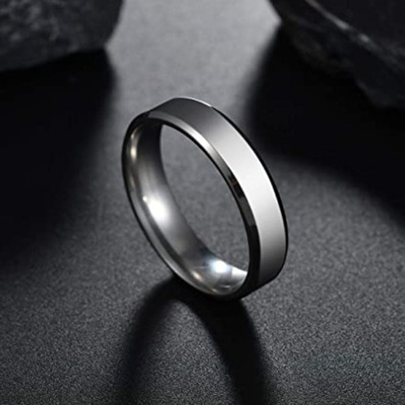 Stainless Steel Ring for Women Men Fashion Gold Color Finger Rings Wedding Band Jewelry Gift - ZA-ZOLA