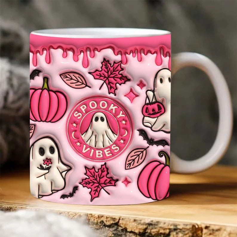 Halloween Pumpkin Ceramic Coffee Mug - ZA-ZOLA