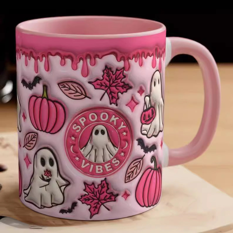 Halloween Pumpkin Ceramic Coffee Mug - ZA-ZOLA