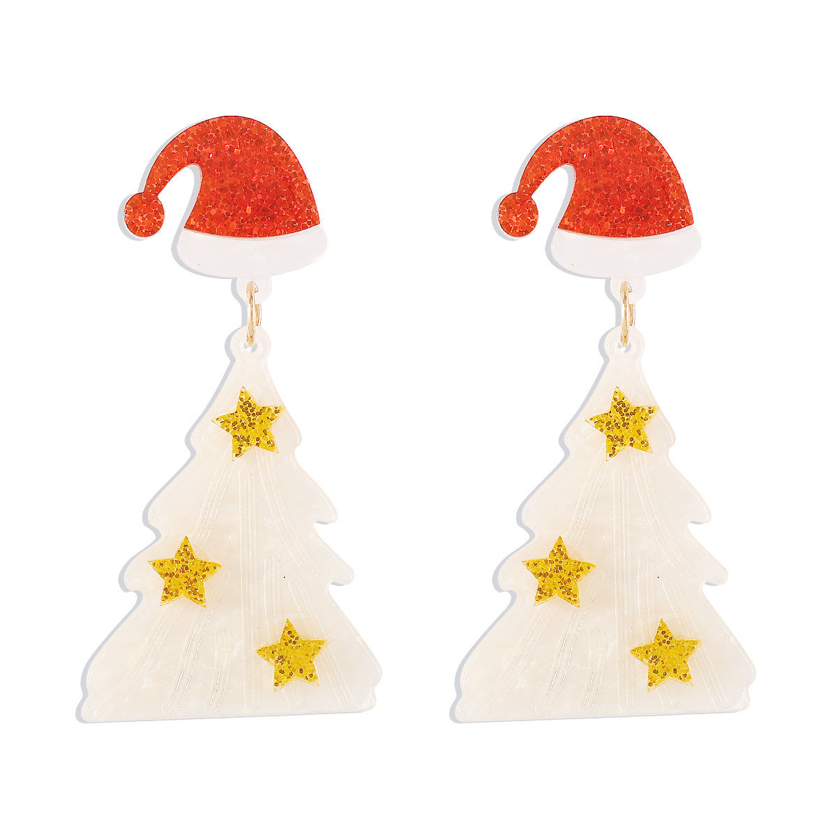 Creative Festive Acrylic Earrings – Trendy Niche Fashion for a Unique Holiday Look - ZA-ZOLA