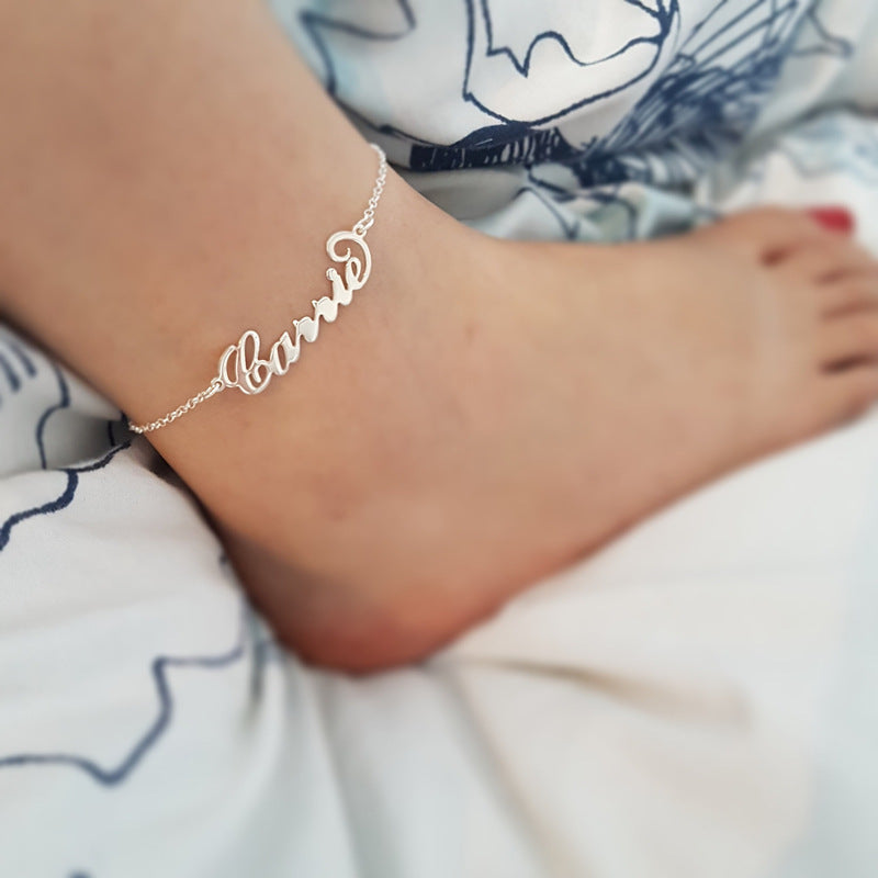 Summer Personalized Custom Name Anklets For Women Stainless Steel CablOverview:


 Unique design, stylish and beautiful.
 
 Good material, High quality.
 


 


 Specifications:


 Material: titanium steel
 
 Type: Anklet
 

color  GolAnkletZA-ZOLAZA-ZOLAWomen Stainless Steel Cable Chain Gold Colour Sandy Beach Exquisite Jewelry Present