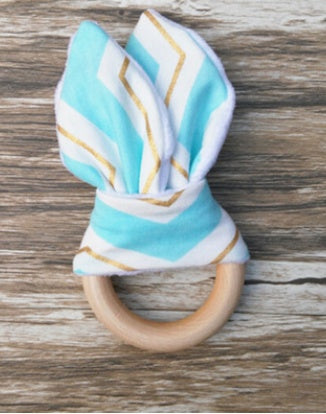 Handmade wooden natural baby teether - ZA-ZOLA