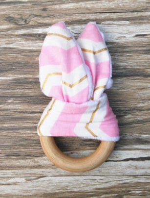 Handmade wooden natural baby teether - ZA-ZOLA