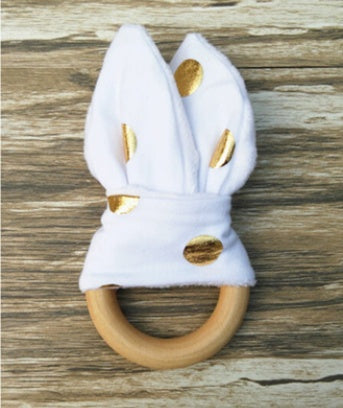 Handmade wooden natural baby teether - ZA-ZOLA