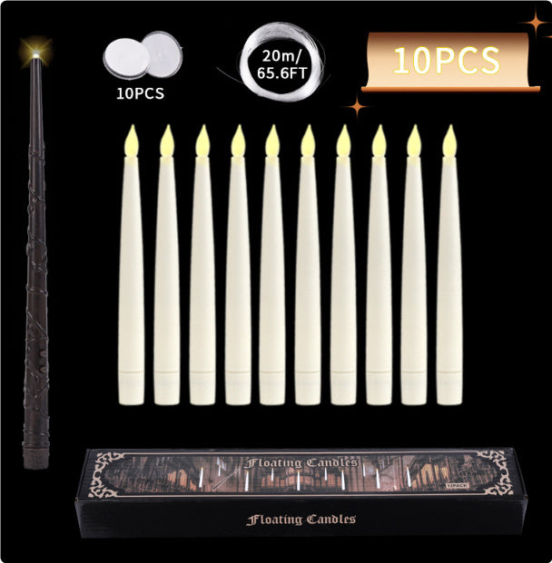 20LED Floating Candles With Candle Sticks - ZA-ZOLA