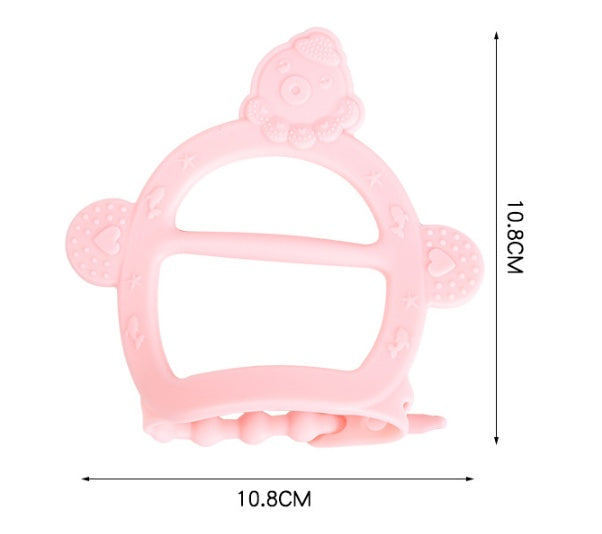 Cartoon Full Silicone Baby Band Bracelet Teether Molar - ZA-ZOLA