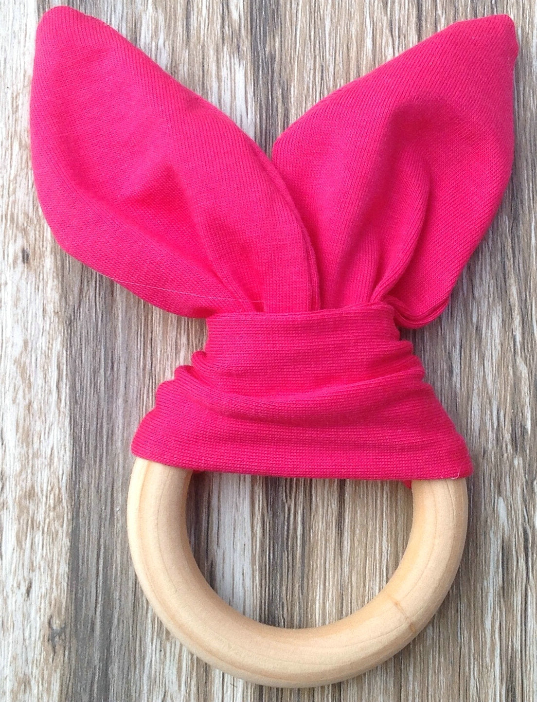 Handmade wooden natural baby teether - ZA-ZOLA