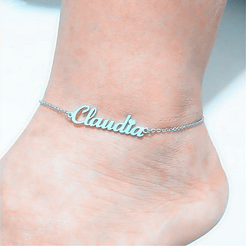 Summer Personalized Custom Name Anklets For Women Stainless Steel CablOverview:


 Unique design, stylish and beautiful.
 
 Good material, High quality.
 


 


 Specifications:


 Material: titanium steel
 
 Type: Anklet
 

color  GolAnkletZA-ZOLAZA-ZOLAWomen Stainless Steel Cable Chain Gold Colour Sandy Beach Exquisite Jewelry Present