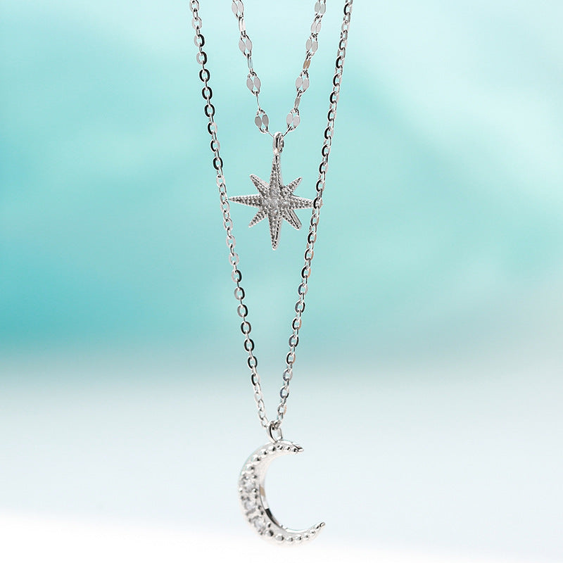 Astral Moon Double Necklace - ZA-ZOLA