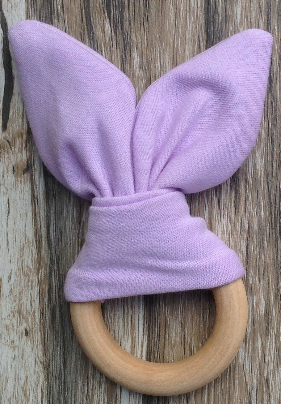 Handmade wooden natural baby teether - ZA-ZOLA