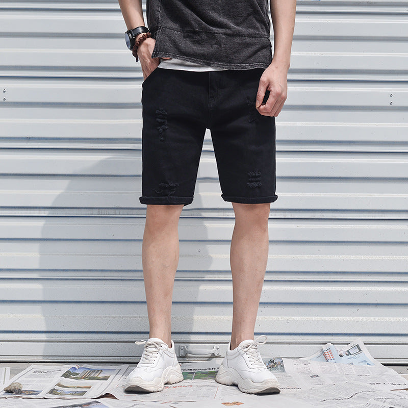 Men's denim shorts - ZA-ZOLA