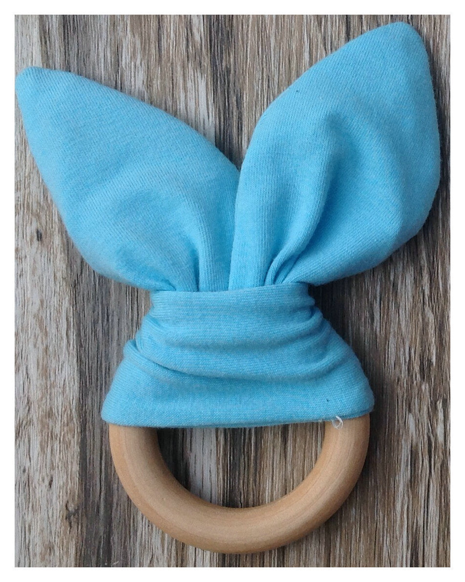 Handmade wooden natural baby teether - ZA-ZOLA