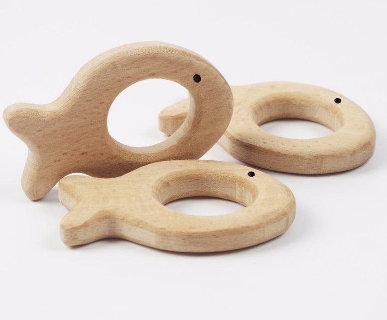 Beech Wood Baby Teethers - ZA-ZOLA