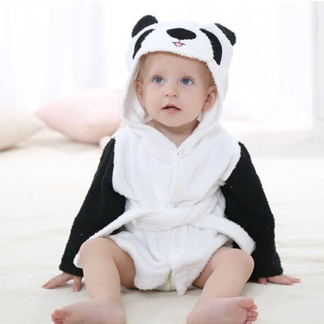 Children's Hooded Absorbent Animal-shaped Bathrobe - ZA-ZOLA