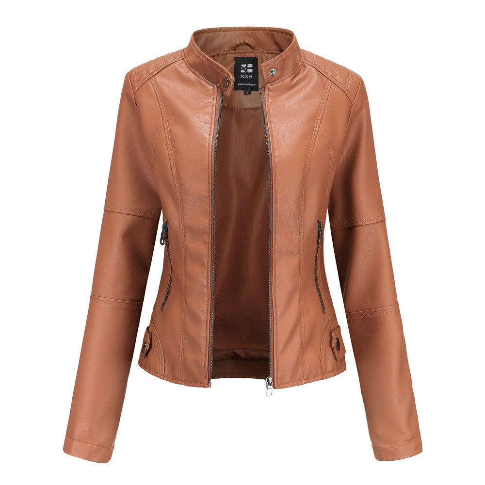 European & American Women’s Leather Jackets – Trendy Outerwear for Stylish Looks