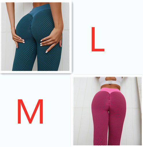 Plaid Seamless High Waist Fitness Yoga Pants – Breathable Gym Leggings for Women