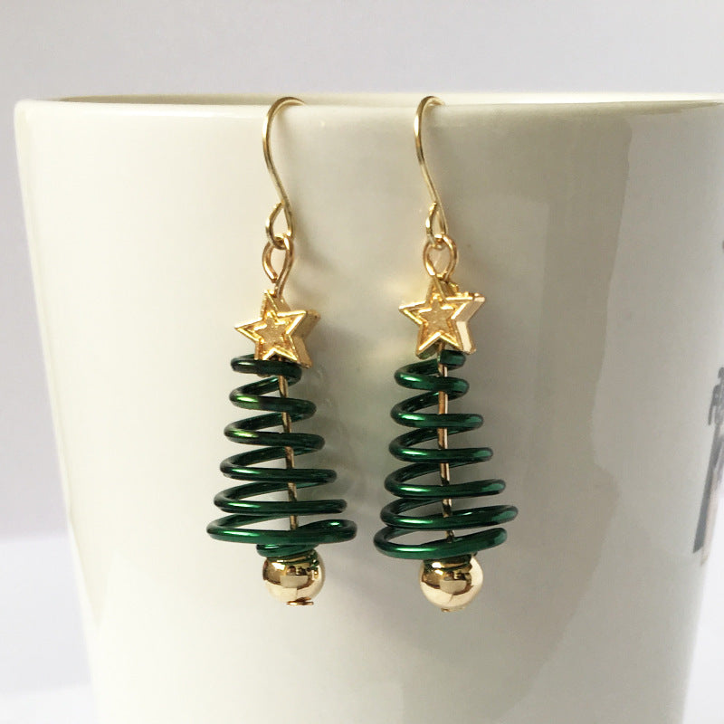 DIY Christmas Tree & Star Earrings – Festive Holiday Jewelry for Creative Style Lovers - ZA-ZOLA