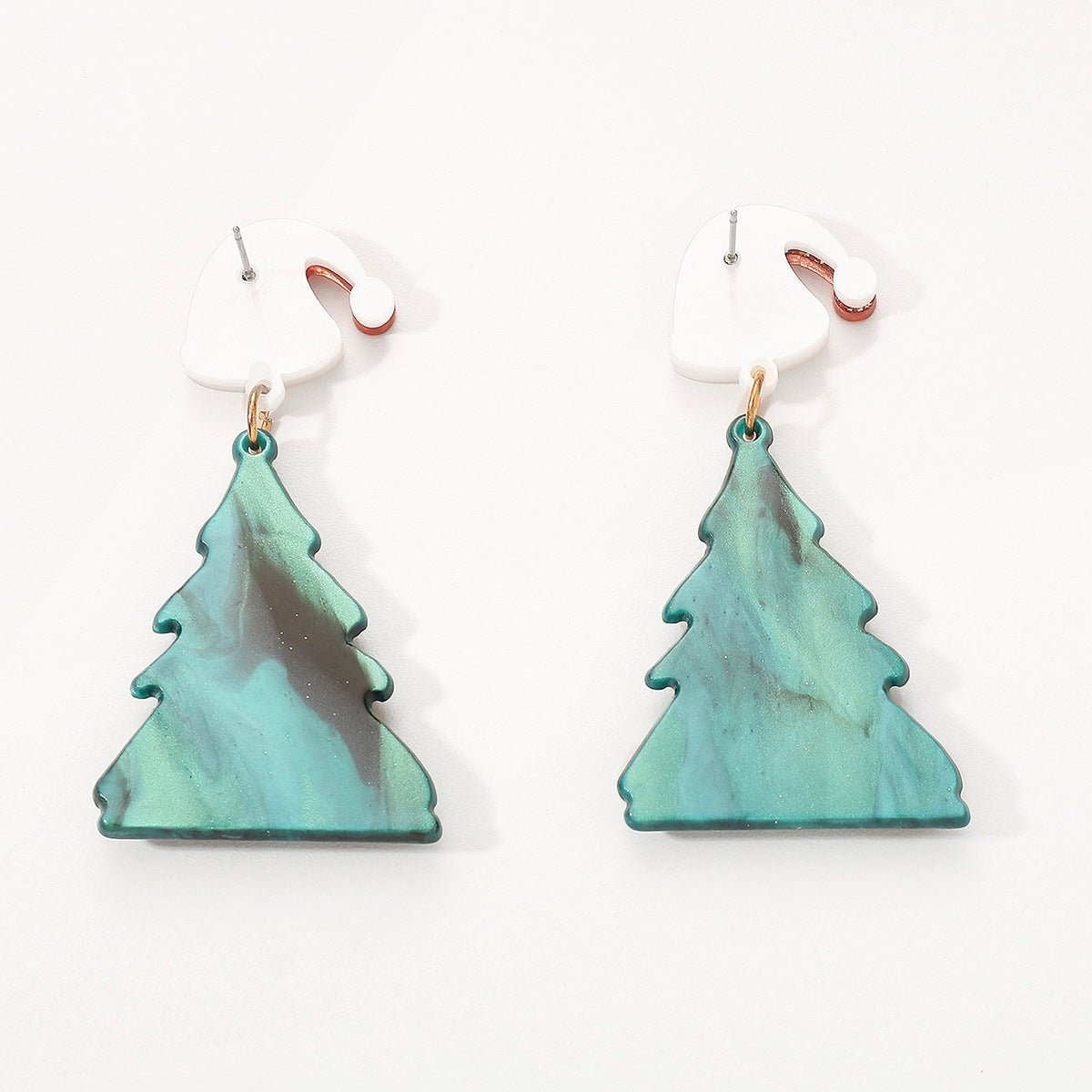 Creative Festive Acrylic Earrings – Trendy Niche Fashion for a Unique Holiday Look - ZA-ZOLA