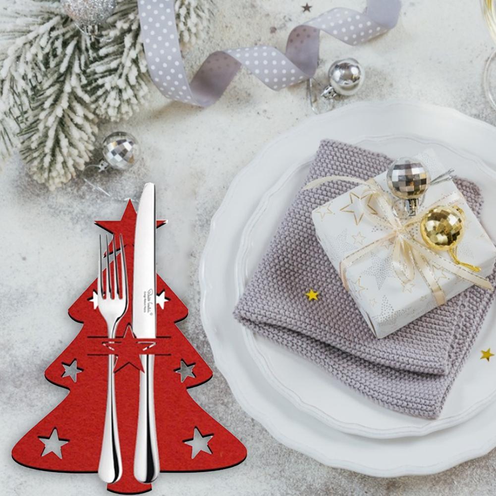 4-Piece Christmas Tree Cutlery Set | Festive Dining Essentials - ZA-ZOLA