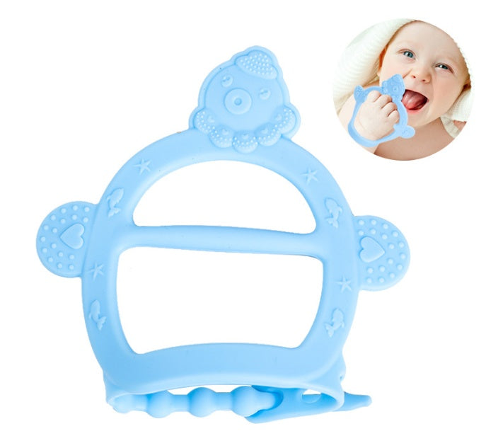 Cartoon Full Silicone Baby Band Bracelet Teether Molar - ZA-ZOLA