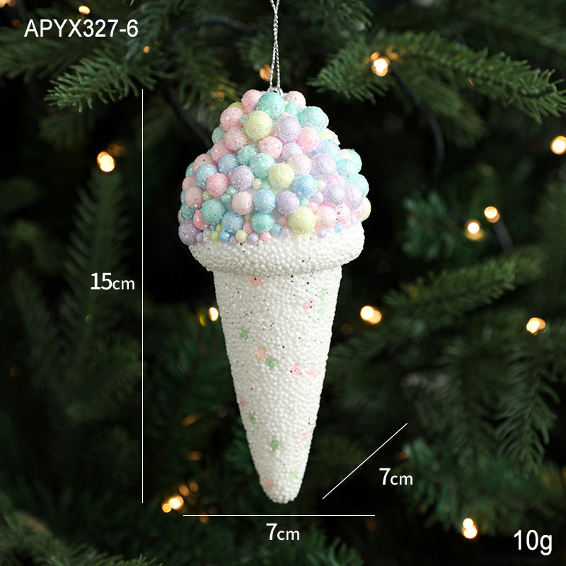 Creative Ice Cream Pendant – Small Hanging Christmas Tree Decorations - ZA-ZOLA