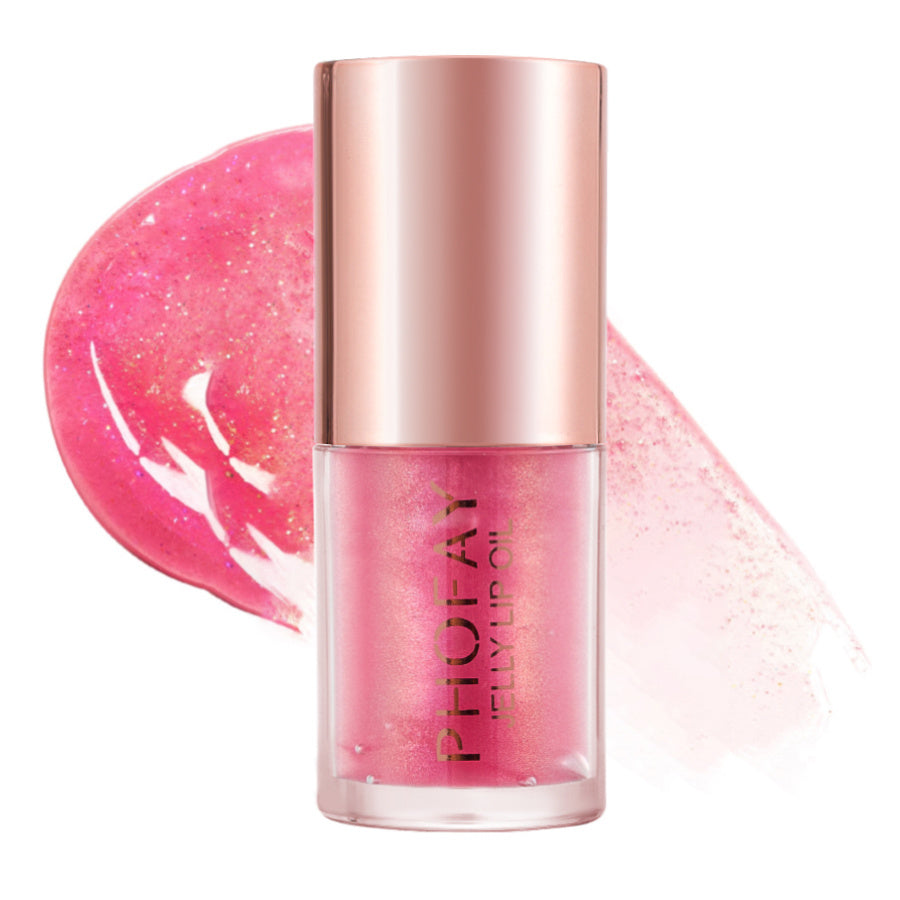 PHOFAY Jelly Lip Oil – Hydrating & Glossy Lip Care | Non-Sticky Shine - ZA-ZOLA