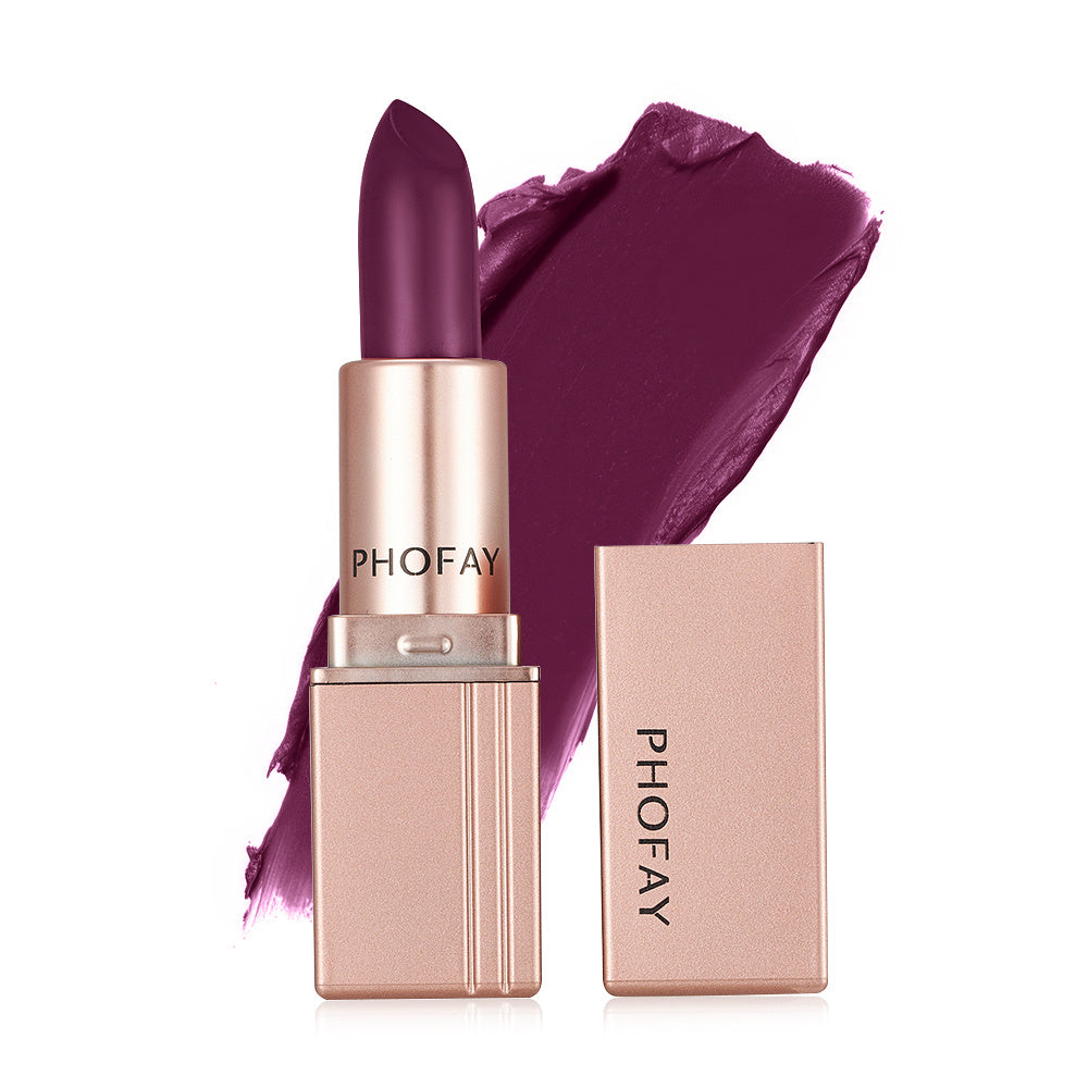 PHOFAY Matte Lipstick – Rich Color, Long-Lasting, Transfer-Proof Wear - ZA-ZOLA