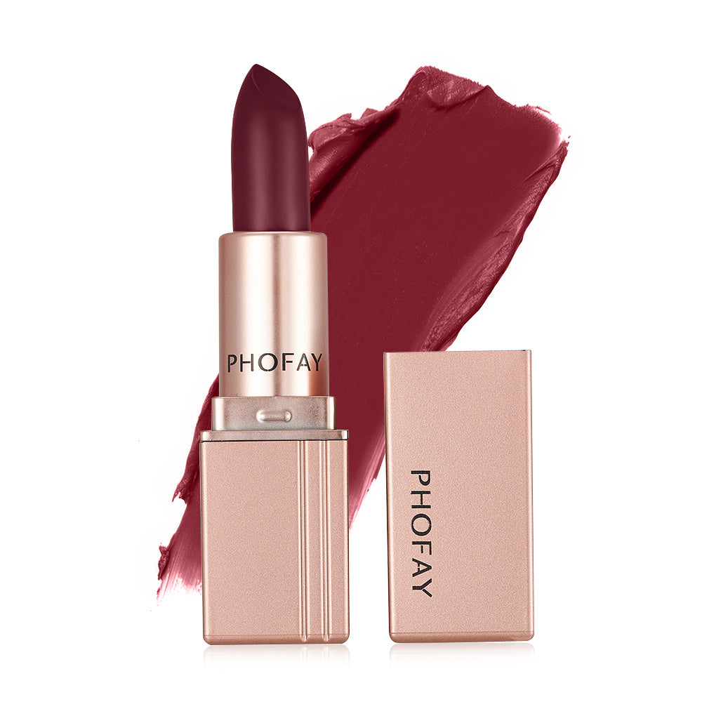 PHOFAY Matte Lipstick – Rich Color, Long-Lasting, Transfer-Proof Wear - ZA-ZOLA