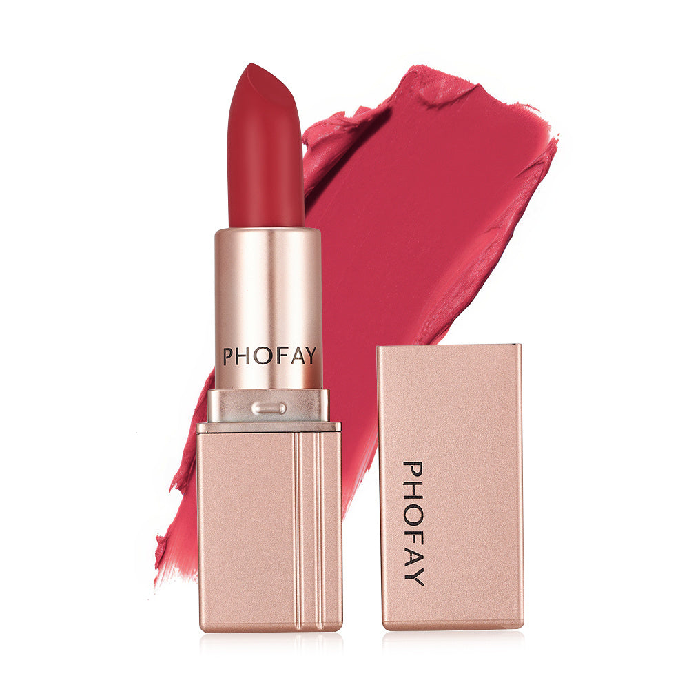 PHOFAY Matte Lipstick – Rich Color, Long-Lasting, Transfer-Proof Wear - ZA-ZOLA