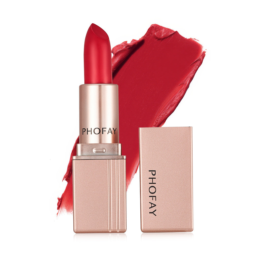 PHOFAY Matte Lipstick – Rich Color, Long-Lasting, Transfer-Proof Wear - ZA-ZOLA