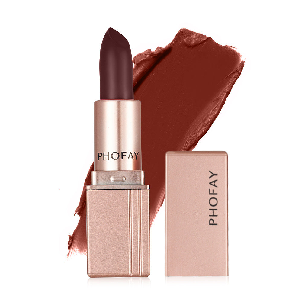 PHOFAY Matte Lipstick – Rich Color, Long-Lasting, Transfer-Proof Wear - ZA-ZOLA