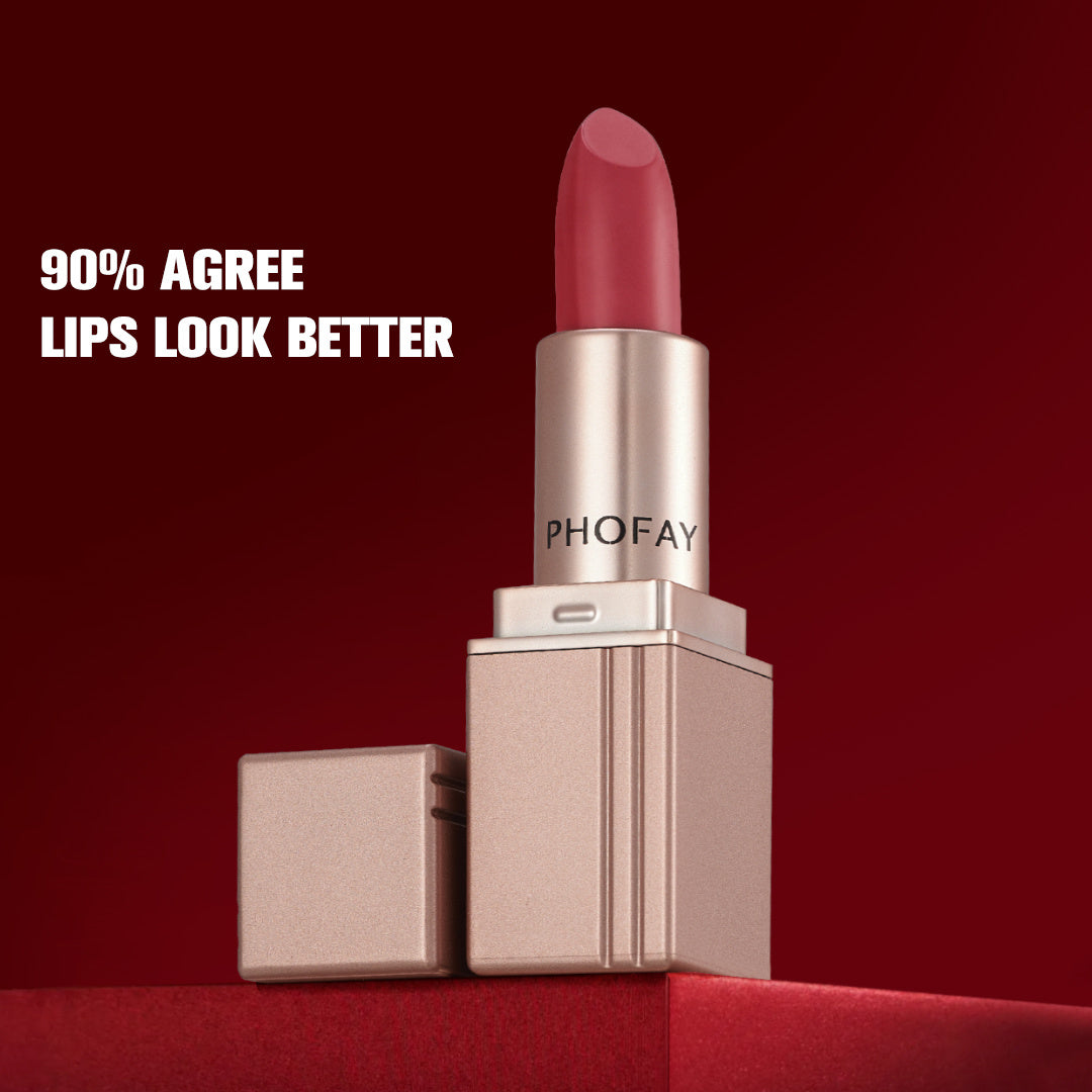 PHOFAY Matte Lipstick – Rich Color, Long-Lasting, Transfer-Proof Wear - ZA-ZOLA