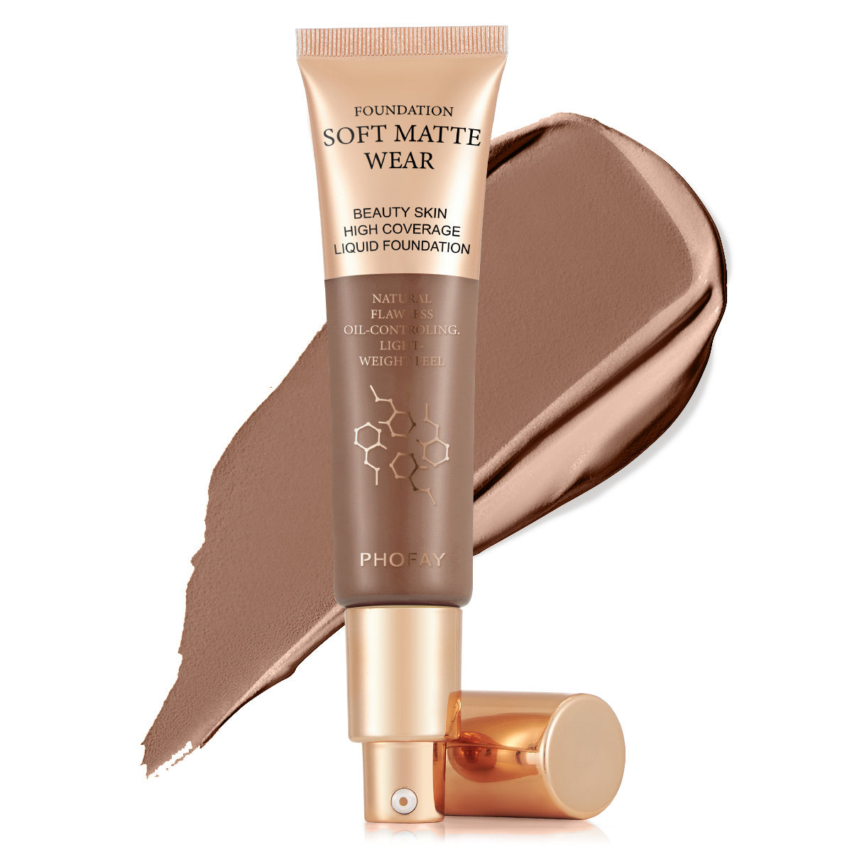 PHOFAY Full Coverage Foundation – Flawless, Long-Lasting, Matte Finish - ZA-ZOLA