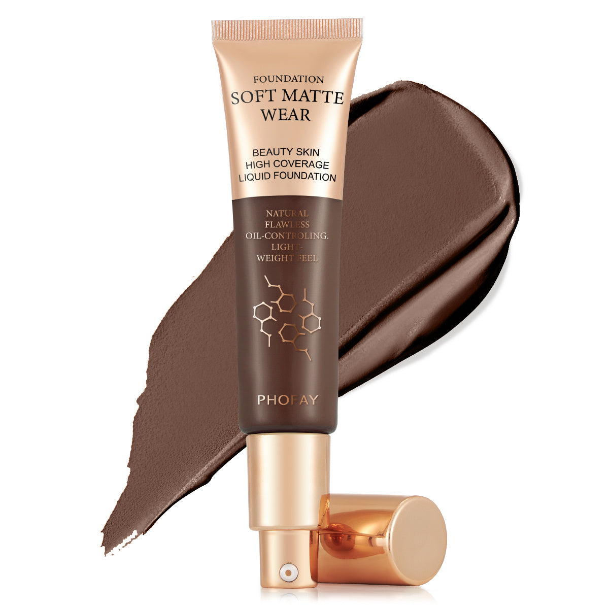 PHOFAY Full Coverage Foundation – Flawless, Long-Lasting, Matte Finish - ZA-ZOLA