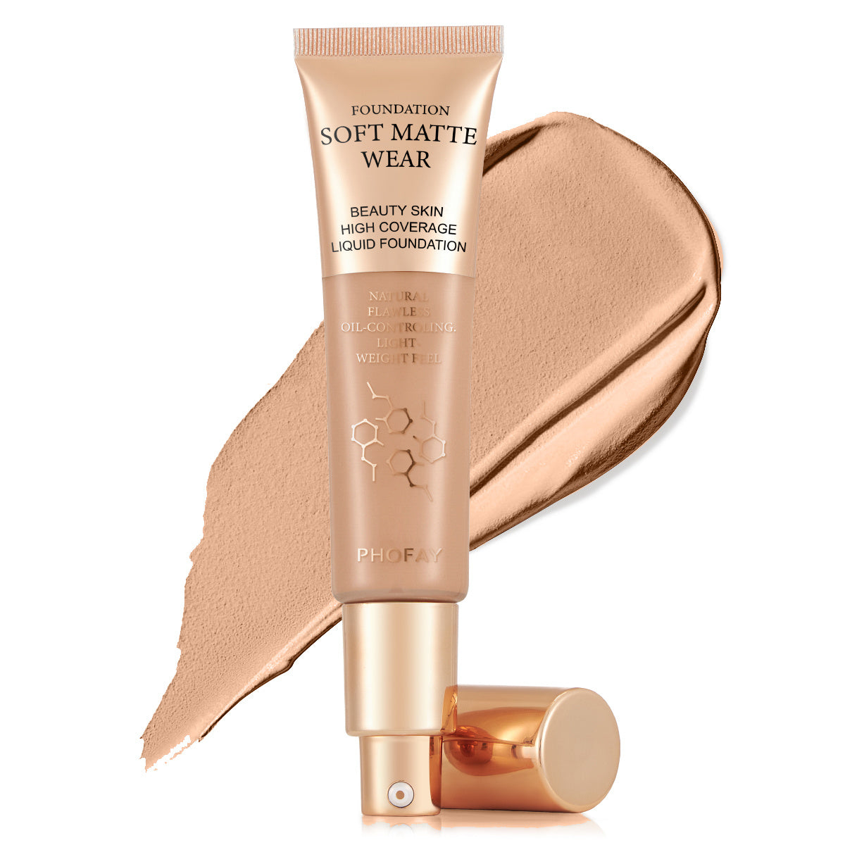 PHOFAY Full Coverage Foundation – Flawless, Long-Lasting, Matte Finish - ZA-ZOLA