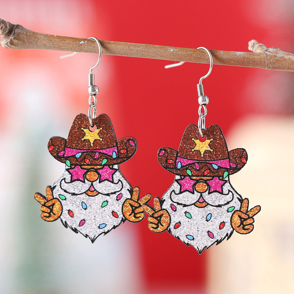 Funny Santa Claus Pendant Earrings – Perfect Christmas Gift for a Festive Touch! - ZA-ZOLA