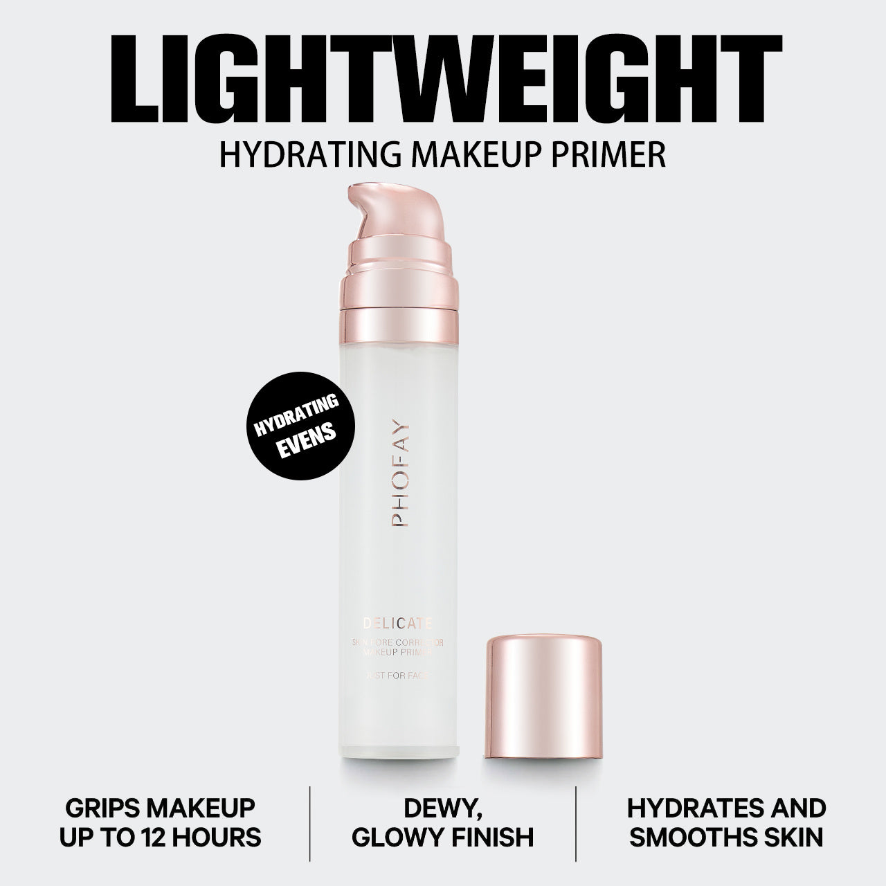 PHOFAY Hydrating Makeup Primer – Smooth, Long-Lasting, Flawless Finish - ZA-ZOLA