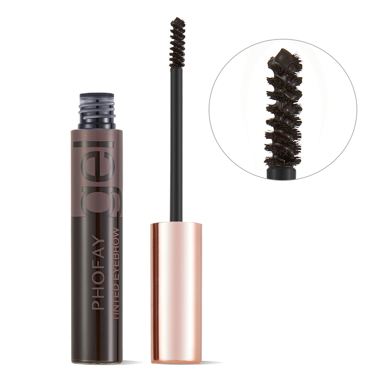 PHOFAY Tinted Eyebrow Gel – Long-Lasting, Smudge-Proof, Natural Definition - ZA-ZOLA