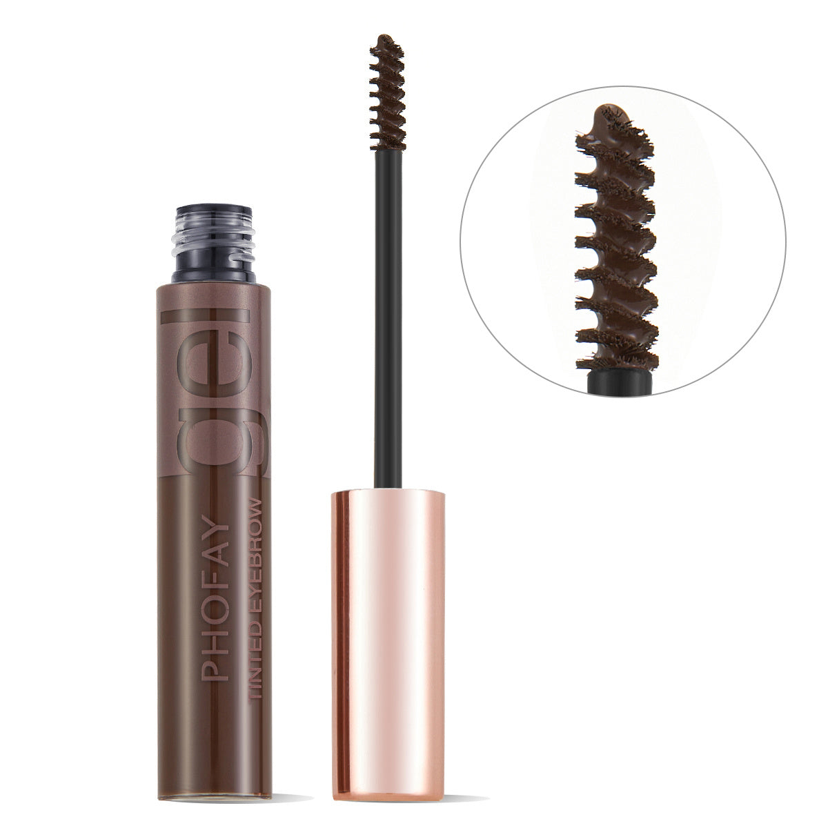 PHOFAY Tinted Eyebrow Gel – Long-Lasting, Smudge-Proof, Natural Definition - ZA-ZOLA