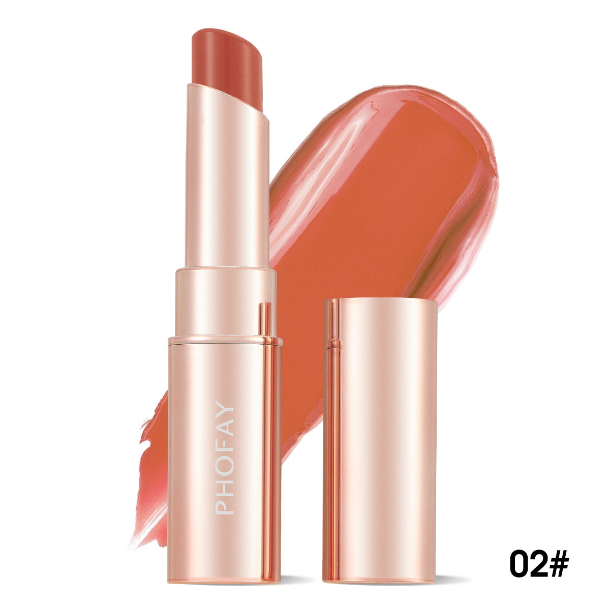 PHOFAY Moisturizing Lipstick – Hydrating, Rich Color, Smooth Finish - ZA-ZOLA