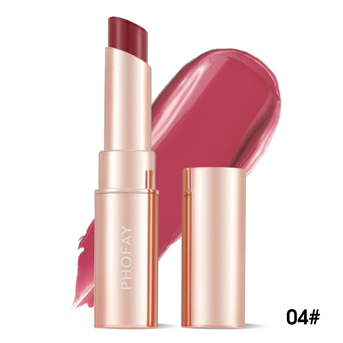 PHOFAY Moisturizing Lipstick – Hydrating, Rich Color, Smooth Finish - ZA-ZOLA