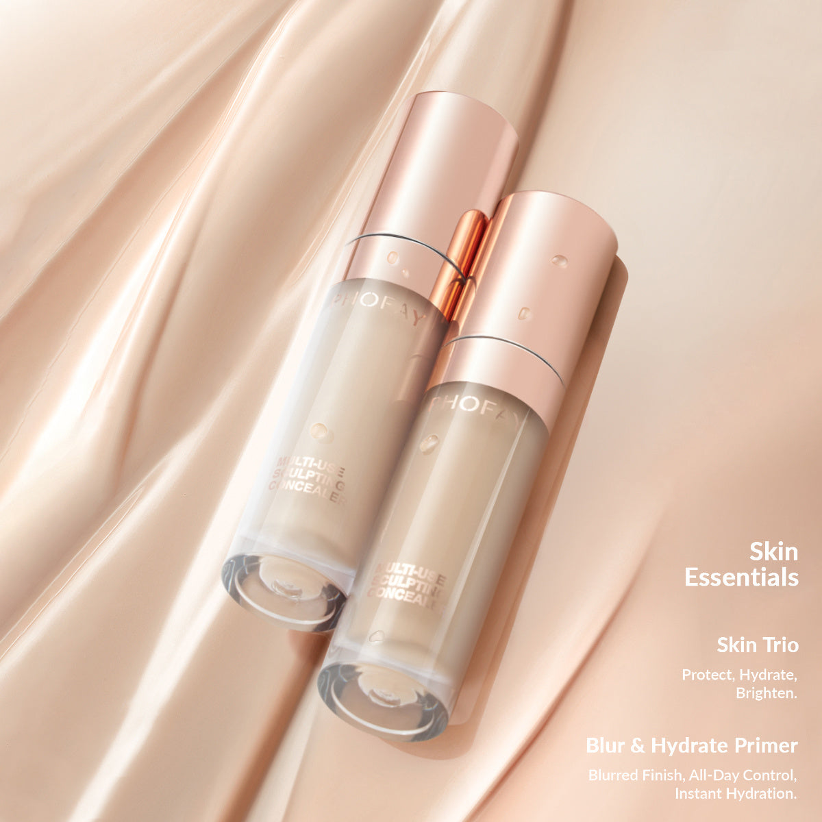 PHOFAY Super Coverage Concealer – Full Coverage, Long-Lasting, Flawless Finish - ZA-ZOLA