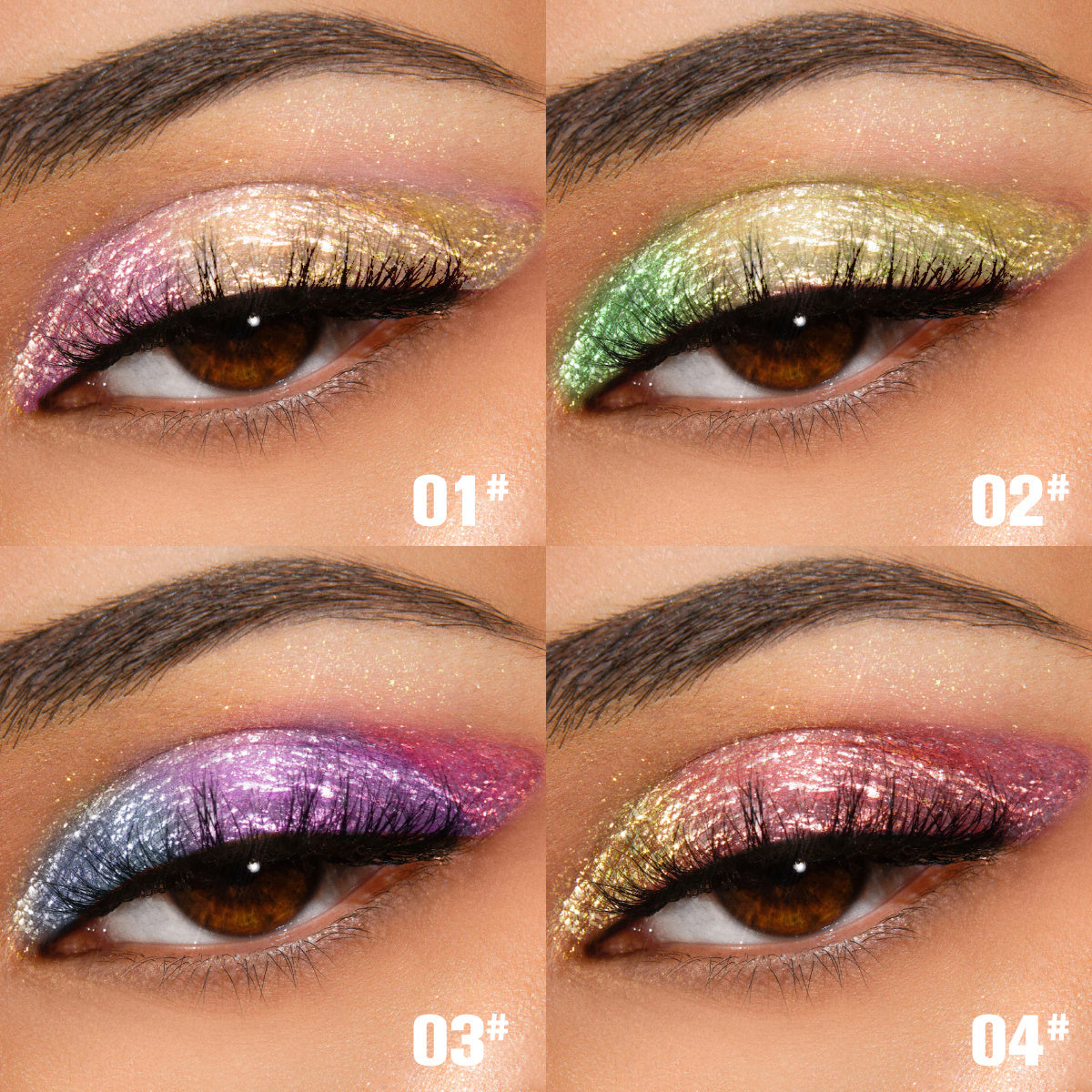 PHOFAY Chameleon Multichrome Shadow Bundle – Stunning Color Shift, Long-Lasting Wear - ZA-ZOLA