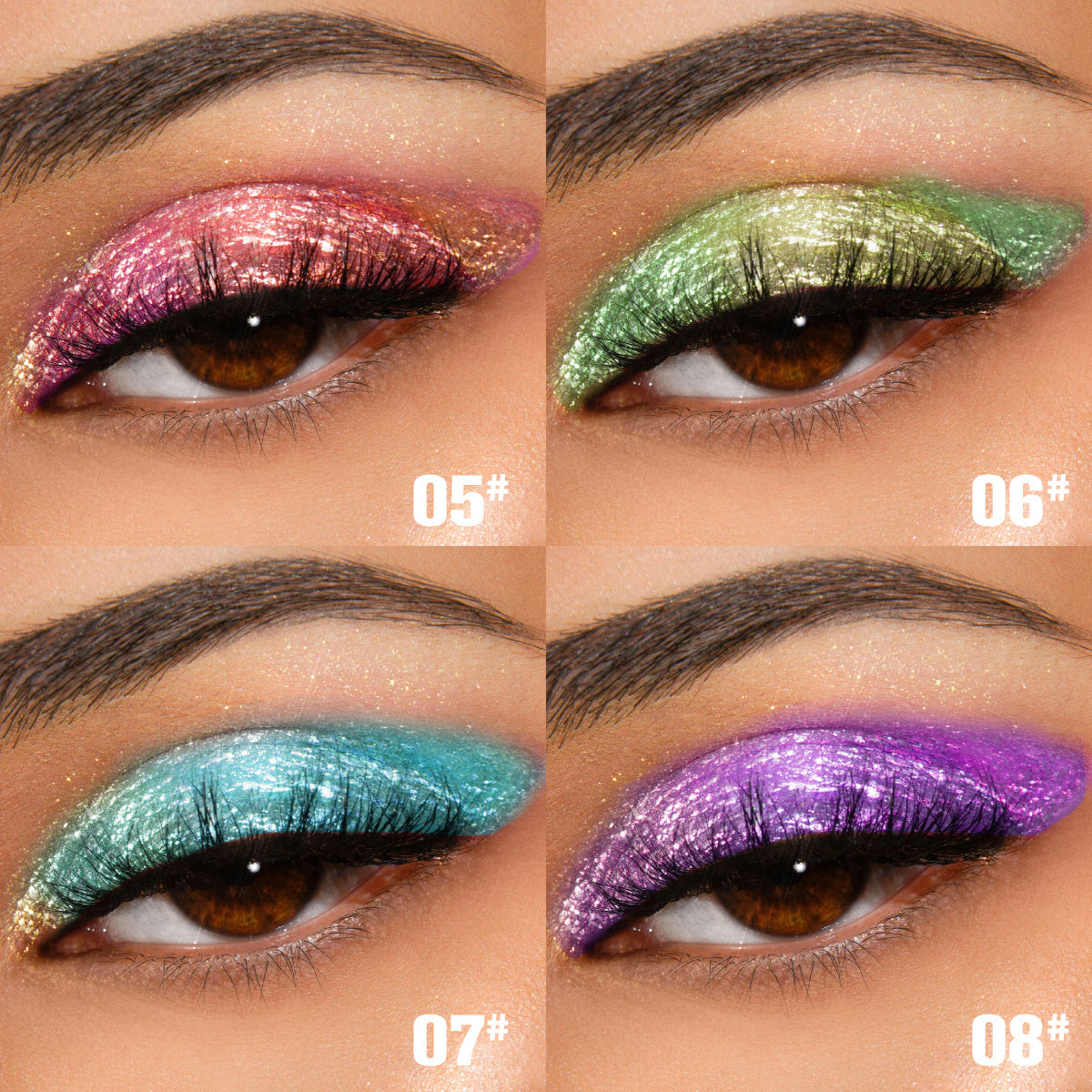 PHOFAY Chameleon Multichrome Shadow Bundle – Stunning Color Shift, Long-Lasting Wear - ZA-ZOLA