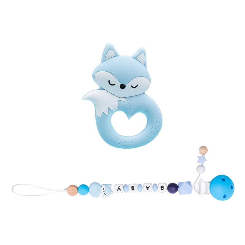 Baby pacifier chain baby silicone molar teether bite - ZA-ZOLA