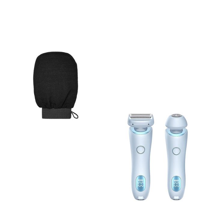 2 In 1 Hair Removal Epilator USB Rechargeable Trimmer Women Body Razor Face Leg Armpit Bikini Hand Pubic Shaver Hair Remover - ZA-ZOLA