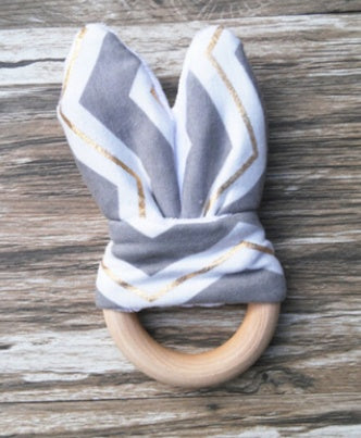 Handmade wooden natural baby teether - ZA-ZOLA