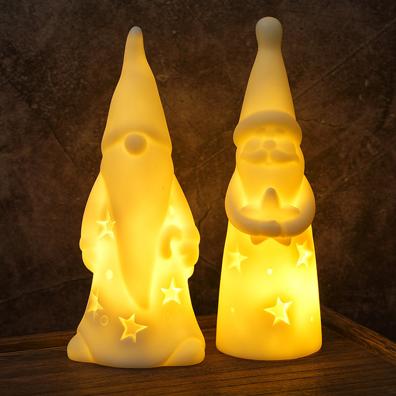 Christmas LED Night Lights – Creative Bedside Lamp & Candle Light Decor - ZA-ZOLA