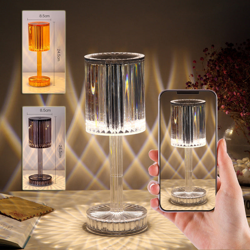 New Crystal Table Lamp Hotel Decoration Diamond Romantic Warm Led For Home Decor Romantic Gift Night Light - ZA-ZOLA