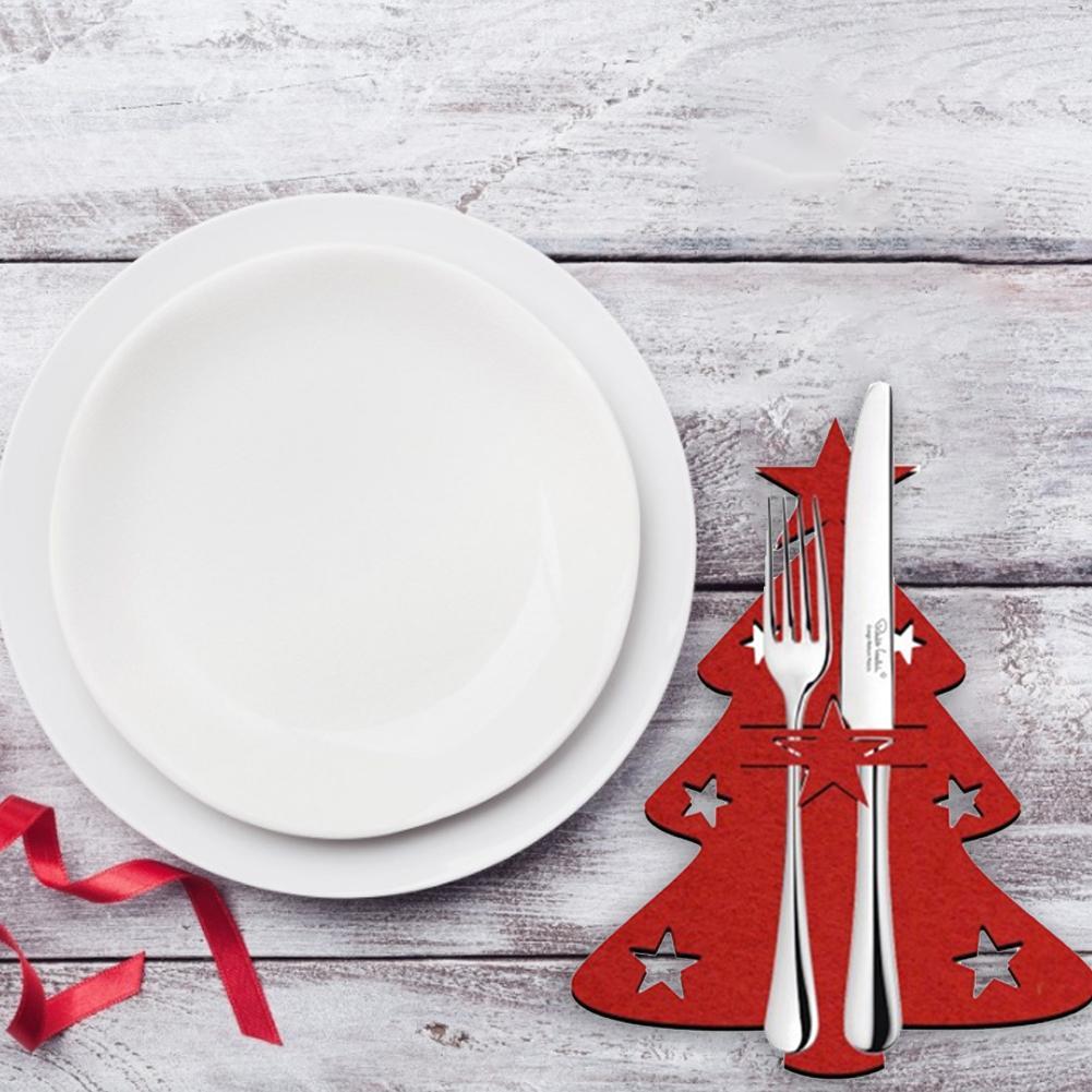 4-Piece Christmas Tree Cutlery Set | Festive Dining Essentials - ZA-ZOLA